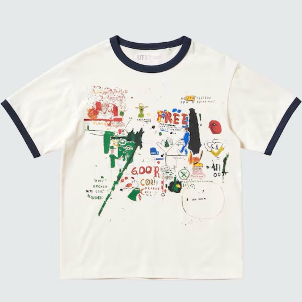 UT Jean Michel Basquiat Cotton Tee Shirt M